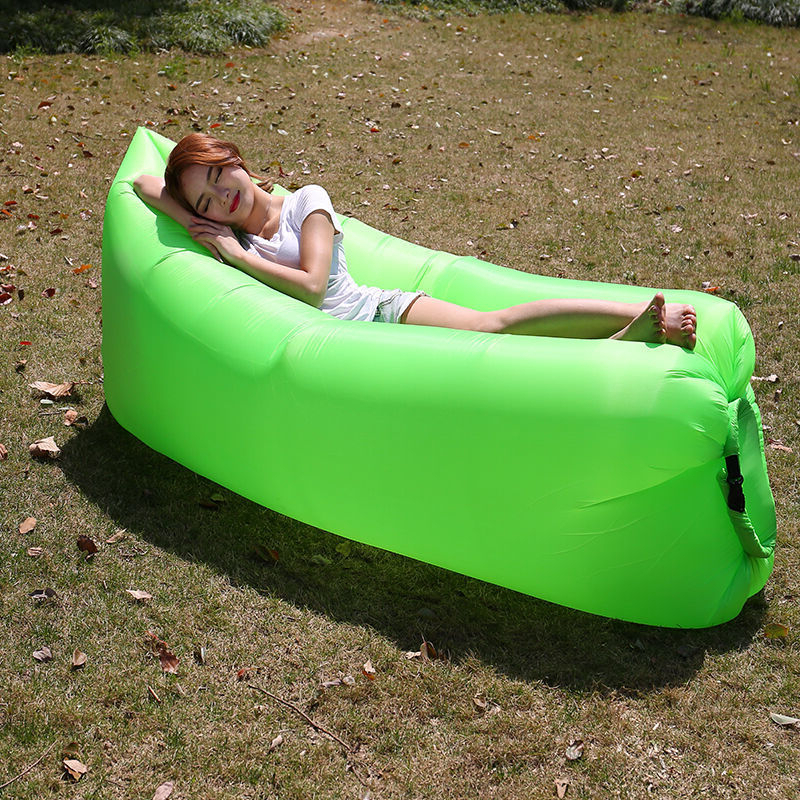 FINSSO Inflatable Sofa Wind Picnic Camping Air Sofa Lounge Bed