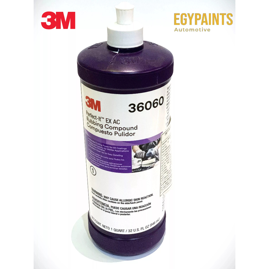 3M 36060 RUBBING COMPOUND (STEP 1) removing P1200 sand scratches and