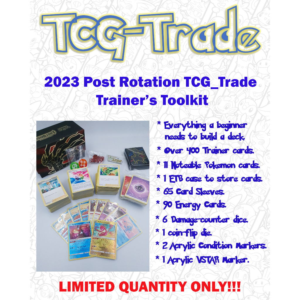 [Pokemon TCG] 2023 Post Rotation TCG_Trade Trainer's Toolkit | Shopee ...