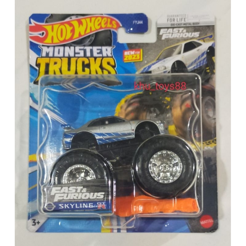 HOT WHEELS MONSTER TRUCK NISSAN SKYLINE / NISSAN SKYLINE BIG FOOT / HOT ...