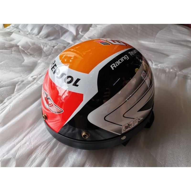 Airbrush Helmet Separuh Mhr MHR Helmet Steng Stella RIPTIDE Helmet