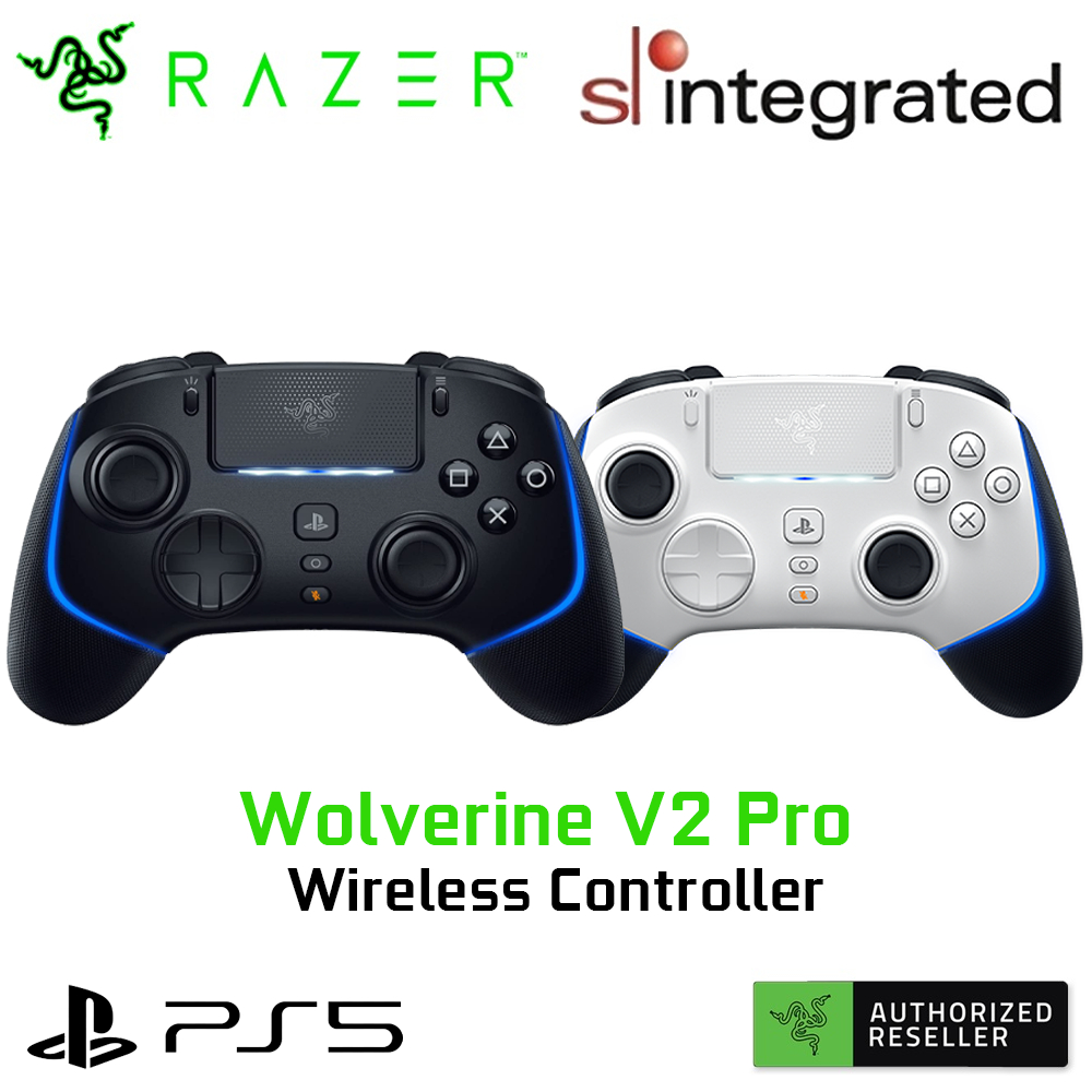 Razer Wolverine V2 Pro Wireless Gaming Controller for PlayStation 5 / PC  (Black/White)