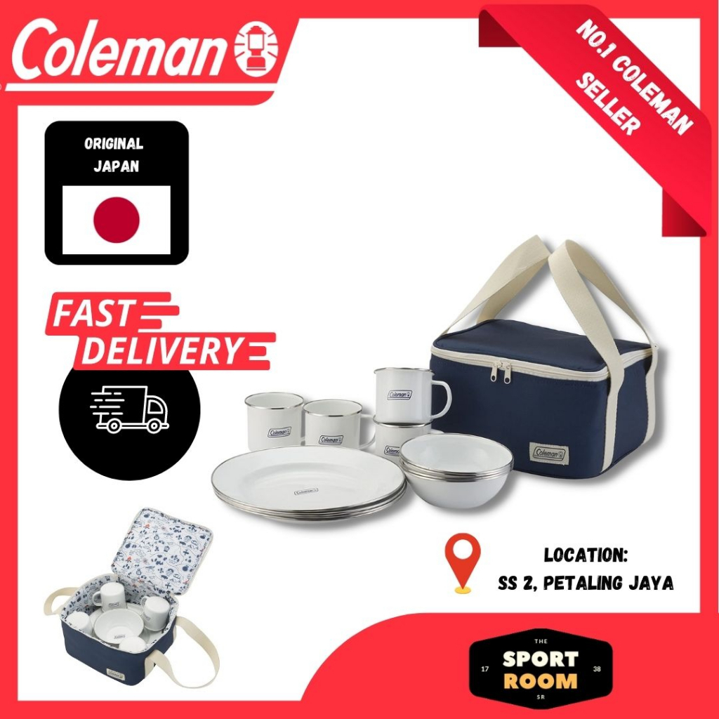 [Ready Stock] COLEMAN Enamel Dishware Set Shopee Malaysia