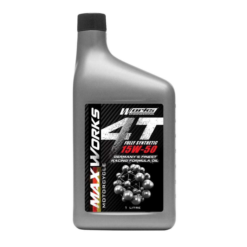 MaxWorks 4T Fully Synthetic SAE 15W50 1L Motorcycle Oil (Works ...