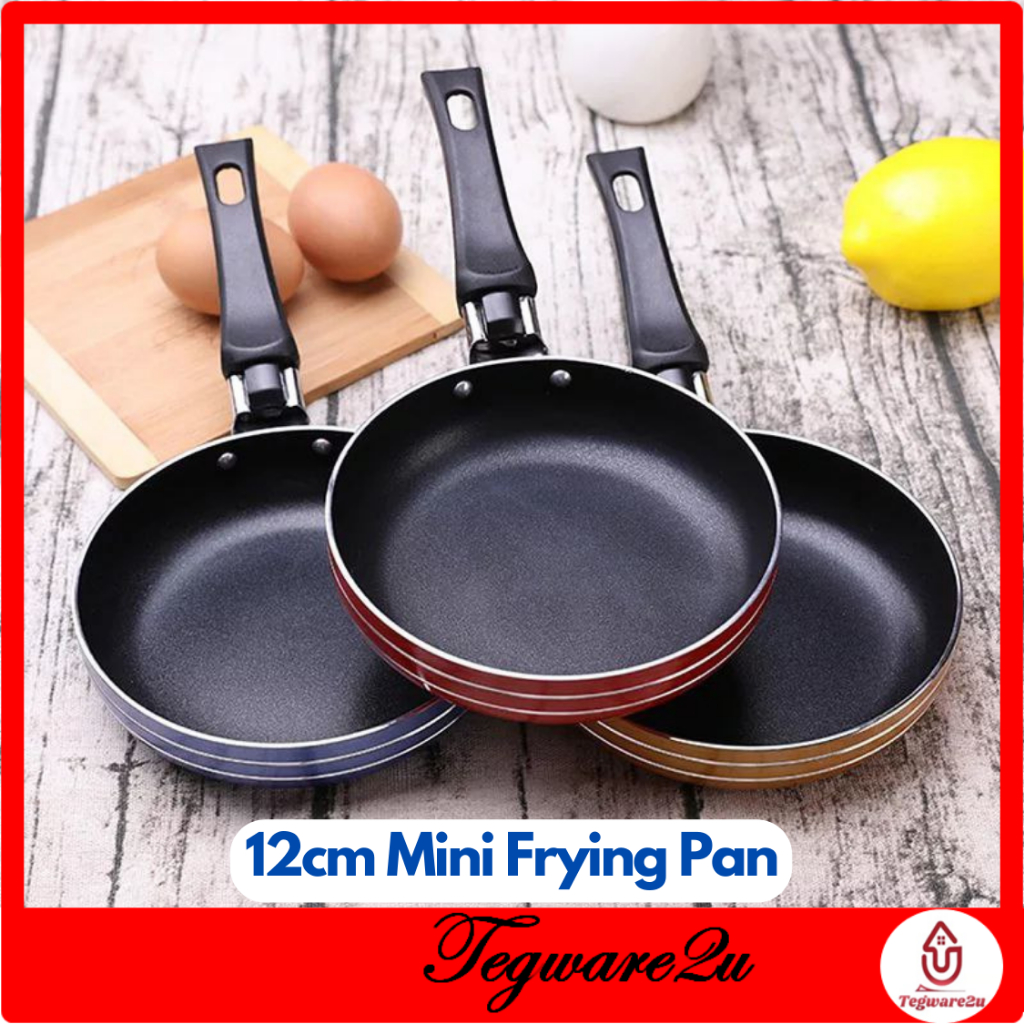 1*small Frying Pan Stainless-Steel Non-stick Pan,12cm/14cm/16cm