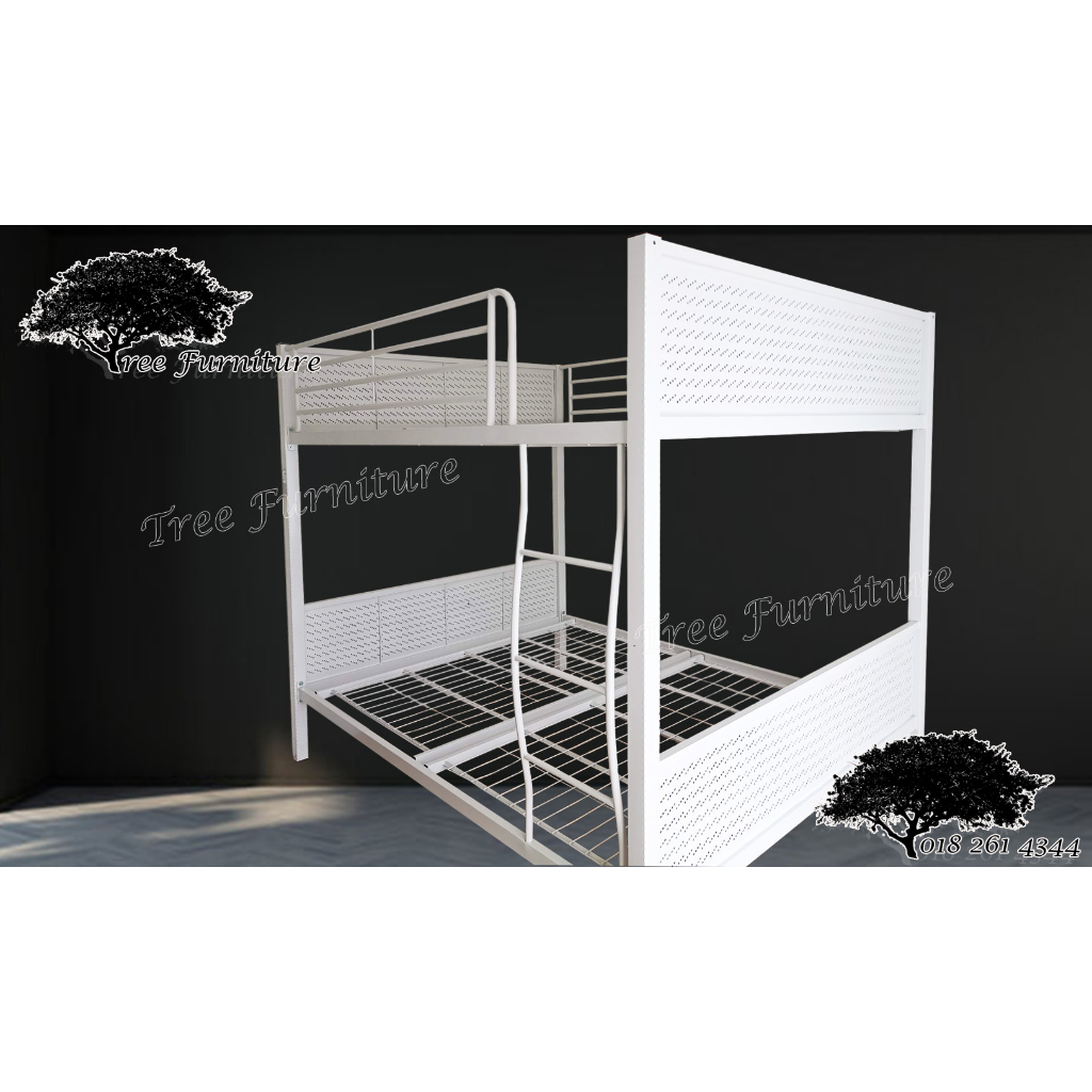5ft + 5ft Queen Size Bunk Bed Double Decker Bed frame Shopee Malaysia