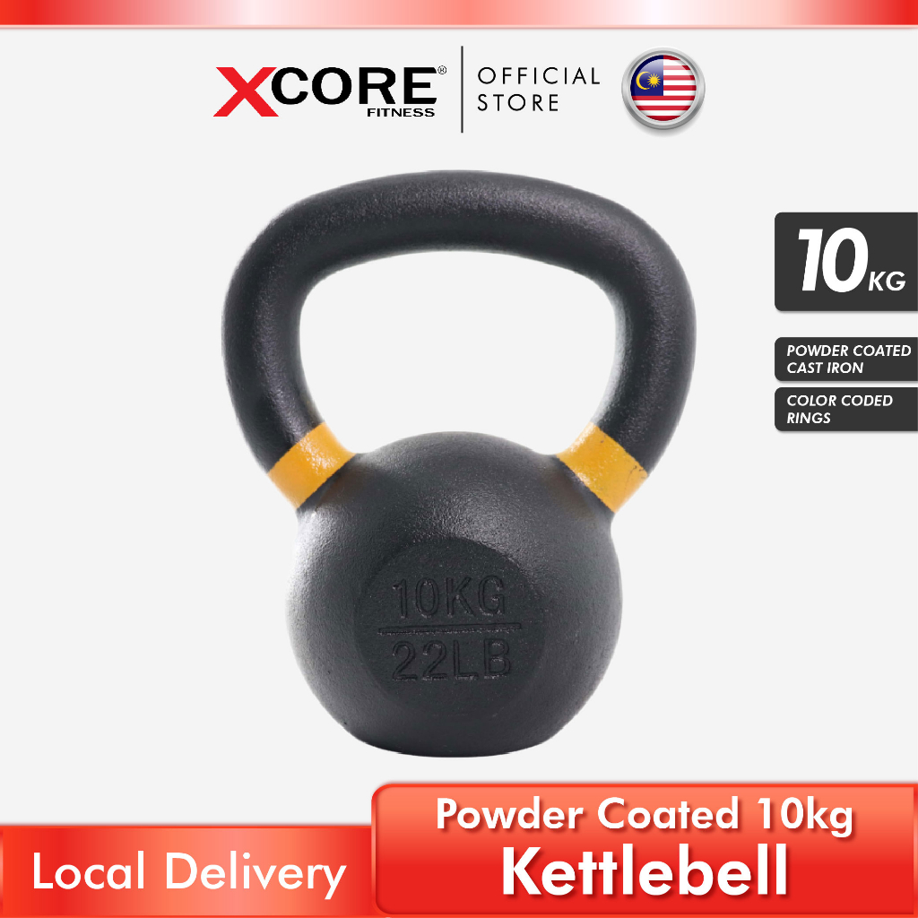 Powder Coated Kettlebell 10kg Shopee Malaysia