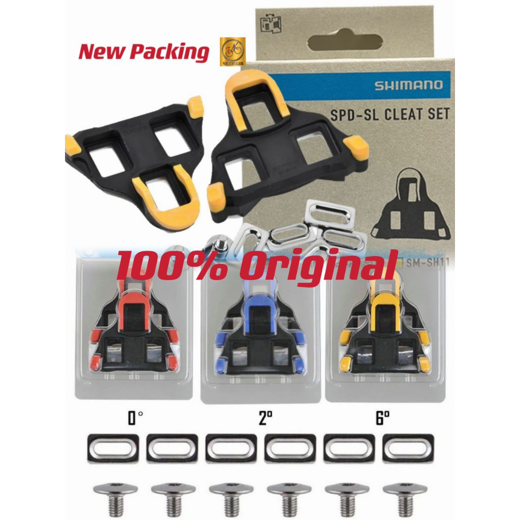 GENUINE Shimano SPD SL CLEAT SET SMSH11 SMSH12 SMSH10 New package