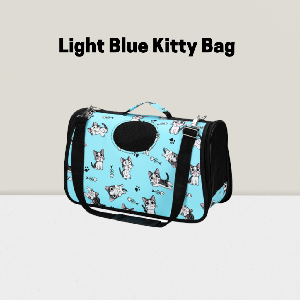 beg kucing beg kucing murah cat carrier bag kucing travel beg kucing galas belakang cat carrier backpack Shopee Malaysia