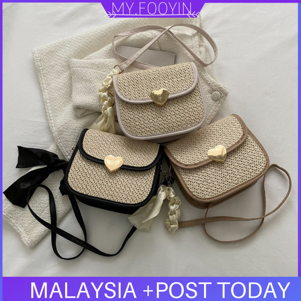 N336 READY STOCK MYFOOYIN woman handbag shoulder sling ribbon beg ...