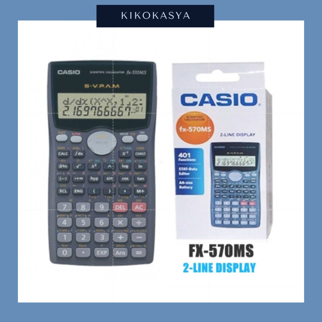 Casio Scientific Calculator FX570MS Shopee Malaysia