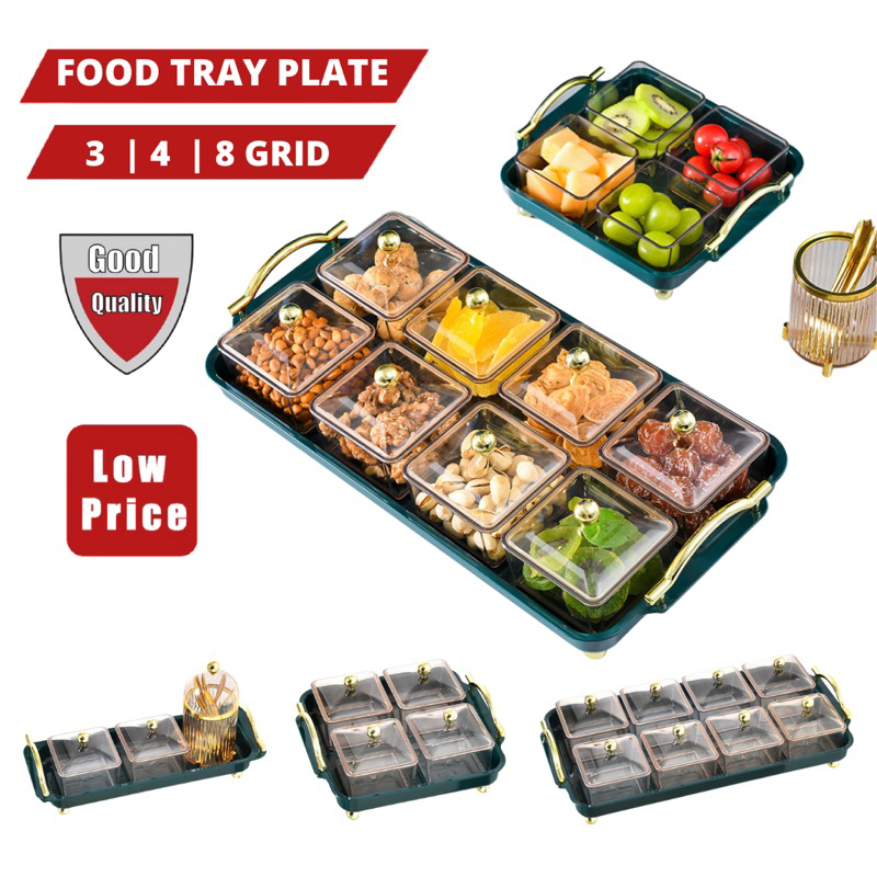 [READY STOCK] FOOD TRAY PLATE BEKAS KUIH RAYA / CANDY / DULANG | Shopee ...