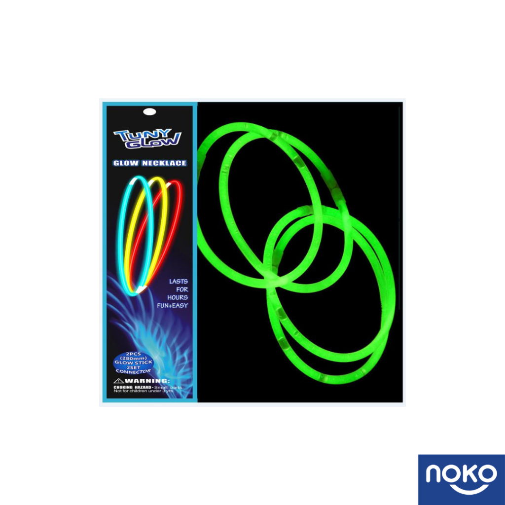 NOKO Glow In The Dark Necklace / Glow Necklace / Glow Stick Neon (280mm