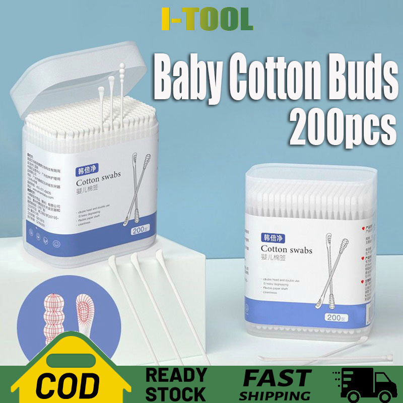 Baby Cotton Buds Disposable Cotton Swabs For Small Tip Cotton Bud For