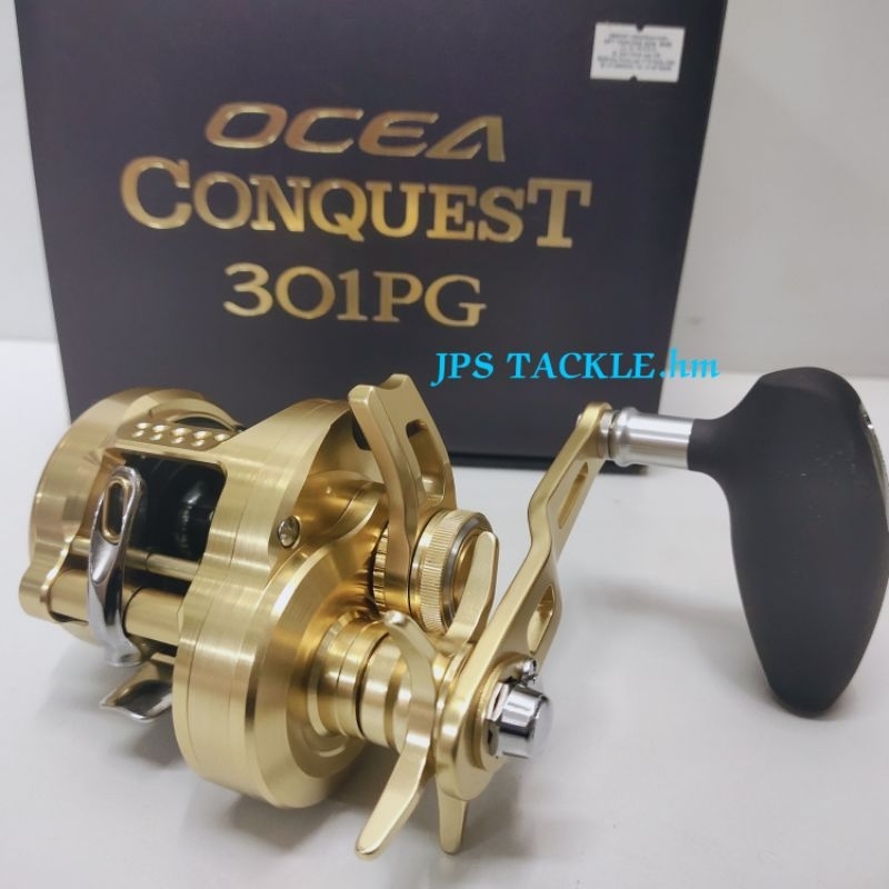 22'Shimano Ocea Conquest 301PG/301HG left handle baitcasting reel