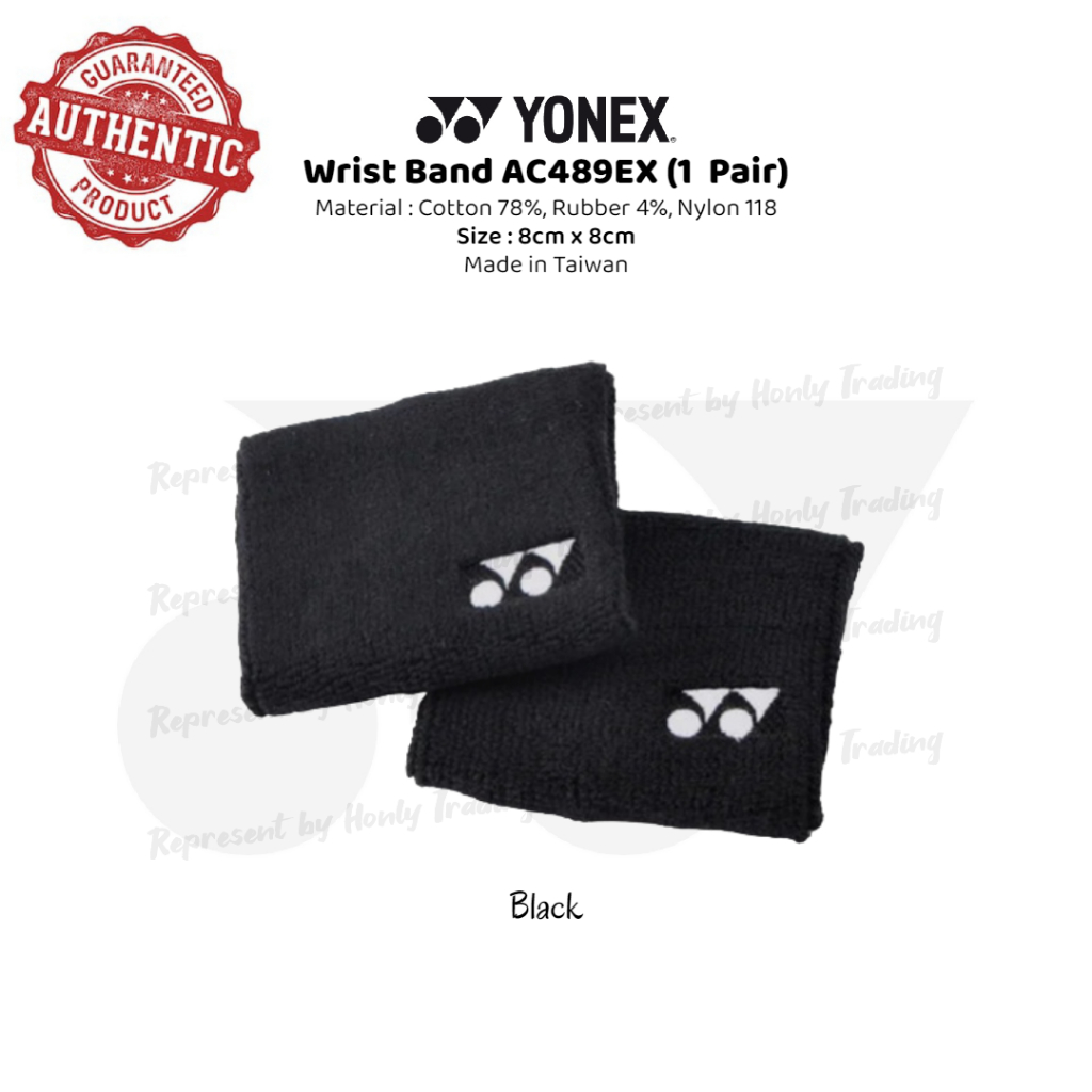 Yonex Wrist Band 𝟐𝐩𝐜𝐬 𝐩𝐚𝐜𝐤 AC489EX wristband Shopee Malaysia