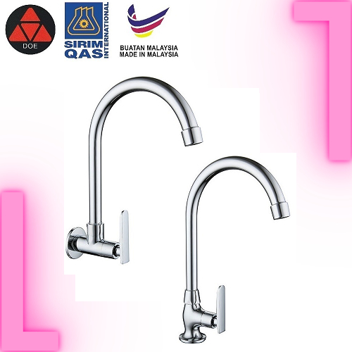 DOE Romano RF116 / RF115 Wall Mounted / Deck Mounted Kitchen Sink Tap