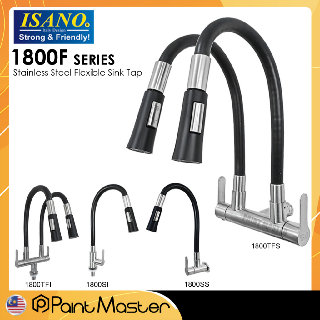 SUS 304 Stainless Steel Kitchen Sink Tap Water Tap Paip Singki Dapur ...