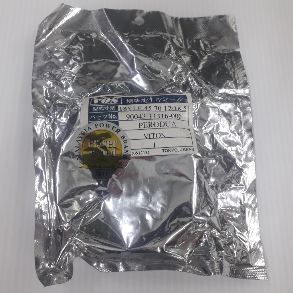 (1PCS VOS 45x70x12/18.5) LEFT (KIRI) DRIVE SHAFT OIL SEAL PERODUA