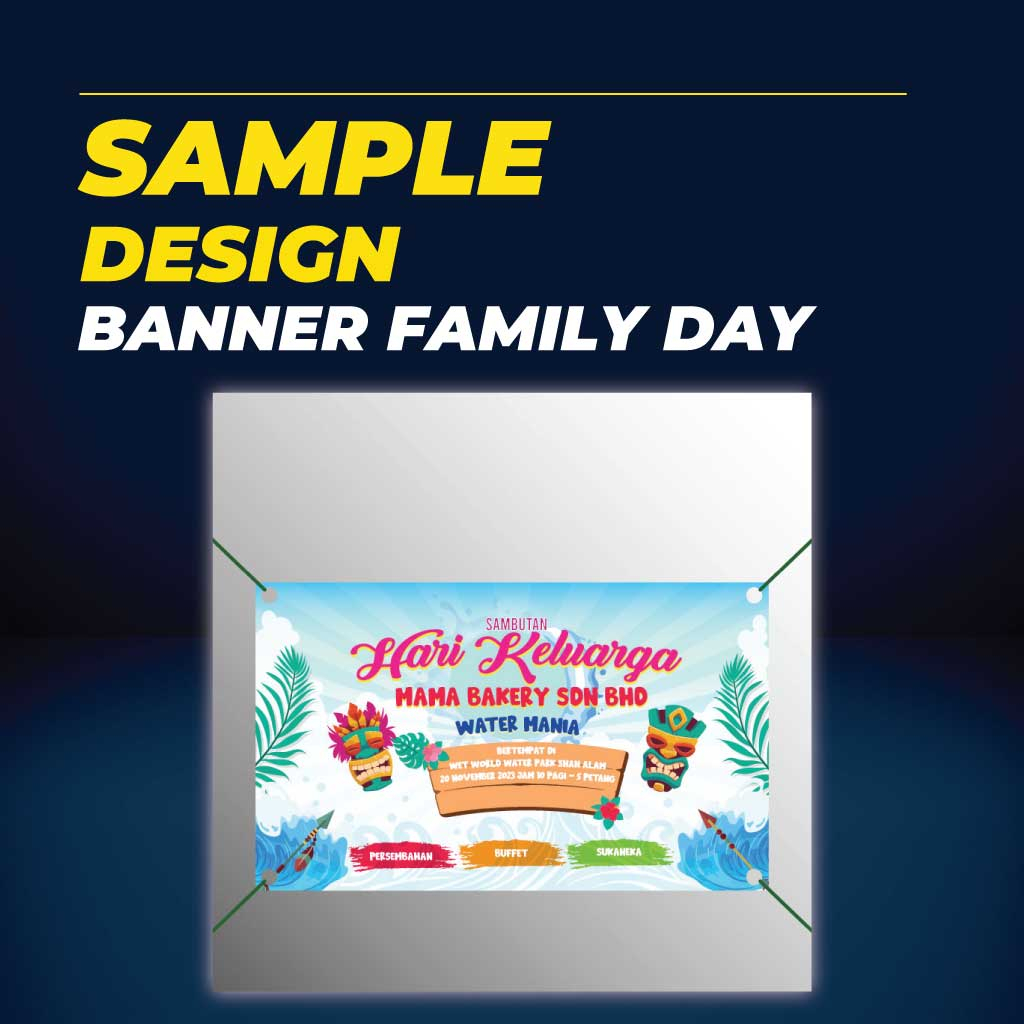 15 BANNER FAMILY DAY MENARIK | FAMILY FUN DAY BANNER | HARI KELUARGA ...