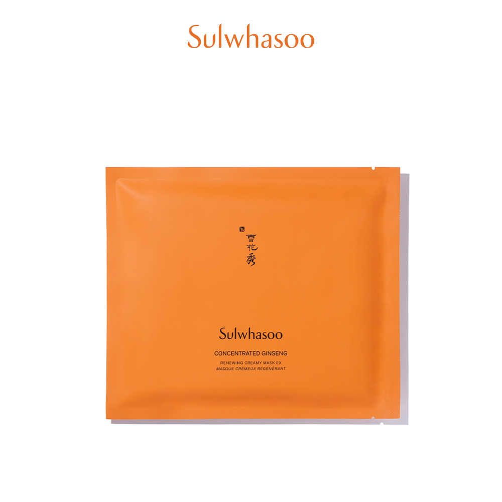 Sulwhasoo Concentrated Ginseng Renewing Creamy Mask 18g X 5 Moisturizing Vitality Anti Aging 8909