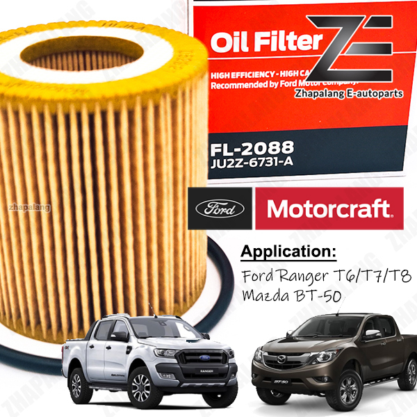 Ford Motorcraft Oil Filter for Ford Ranger T6 T7 T8 Everest Mazda BT-50 ...