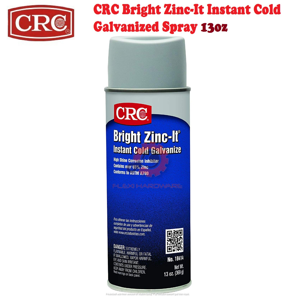CRC Bright ZincIt Instant Cold Galvanized Spray 13oz Shopee Malaysia