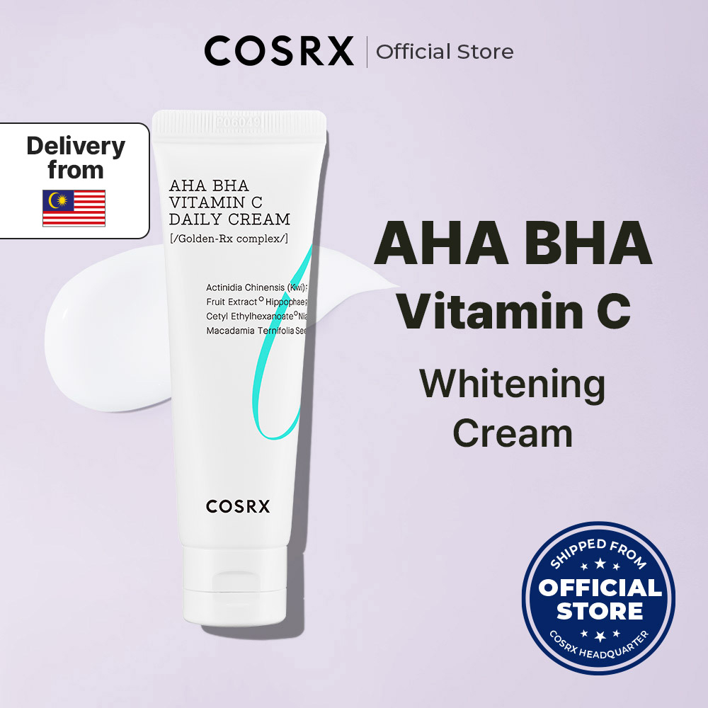[COSRX OFFICIAL] AHA BHA VITAMIN C Daily Cream 50ml, AHA BHA PHA 0.03