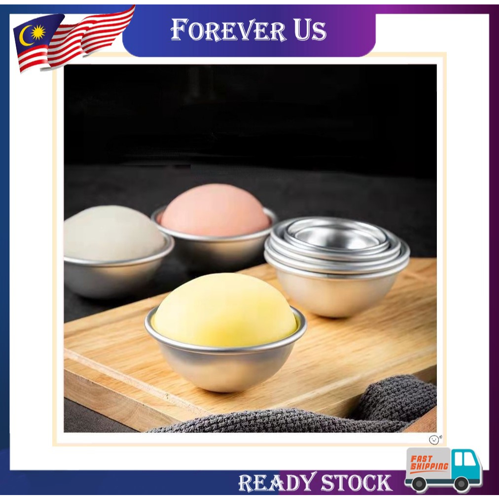 Aluminum Alloy Mould Snowball Mochi Daifuku DIY Half Circle Reusable ...