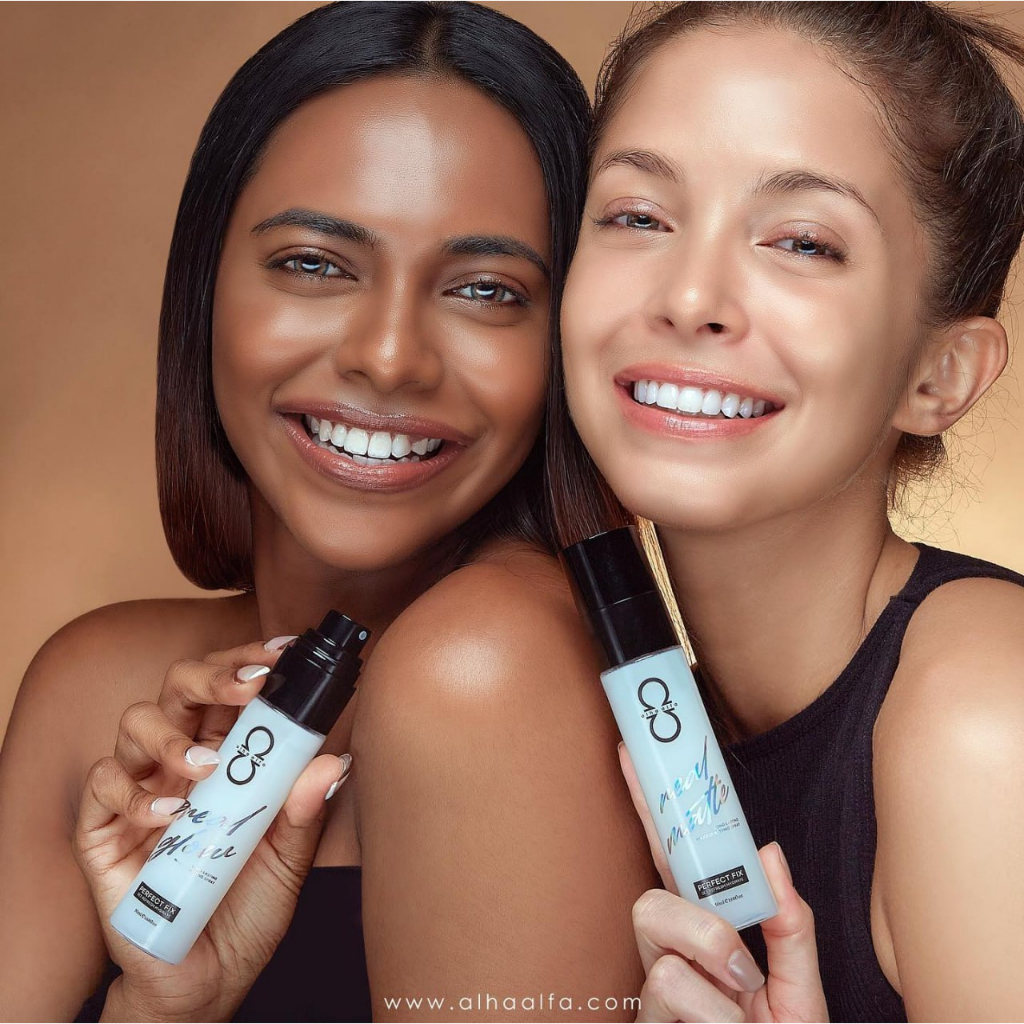 Alha Alfa Long Lasting Make Up Setting Spray Muka Real Matte/Real Glow