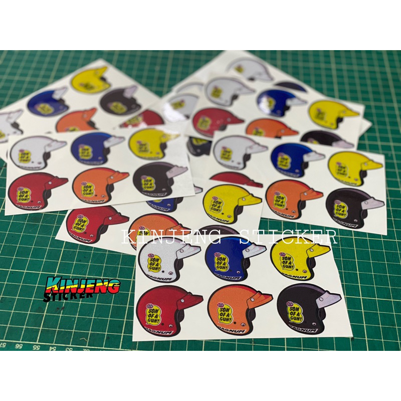 HELMET MAGNUM STICKER ‼️Reflection ‼️#stickerhelmet #helmetmagnum ...