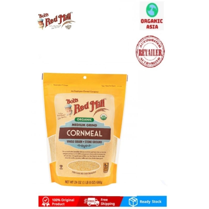 Bob S Red Mill Organic Medium Grind Cornmeal G Shopee Malaysia