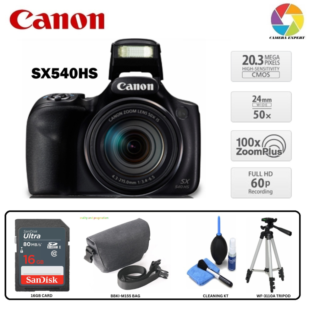 Digital Compact Cameras - PowerShot SX540 HS - Canon Malaysia