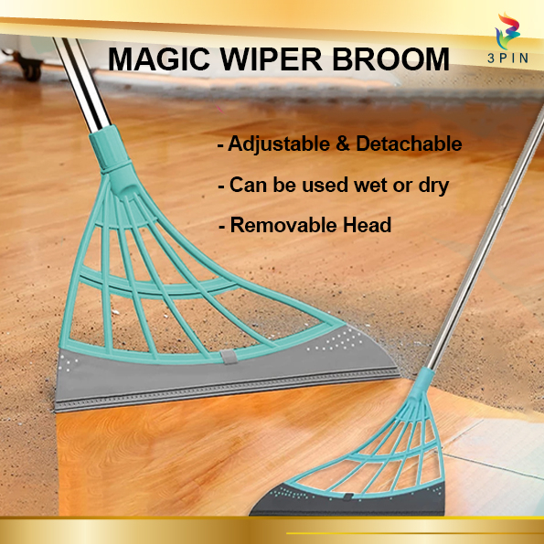 Multifunctional Magic Broom, Brush Broom, Magic Broom Sweeper Bathroom Wipers, Magic Hair