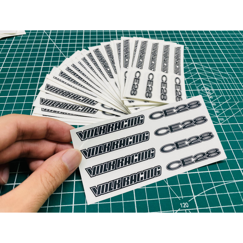 #CE28clubracer #RAYS #VOLK RACING #TE37 #G2 Replace RIM STICKER ...