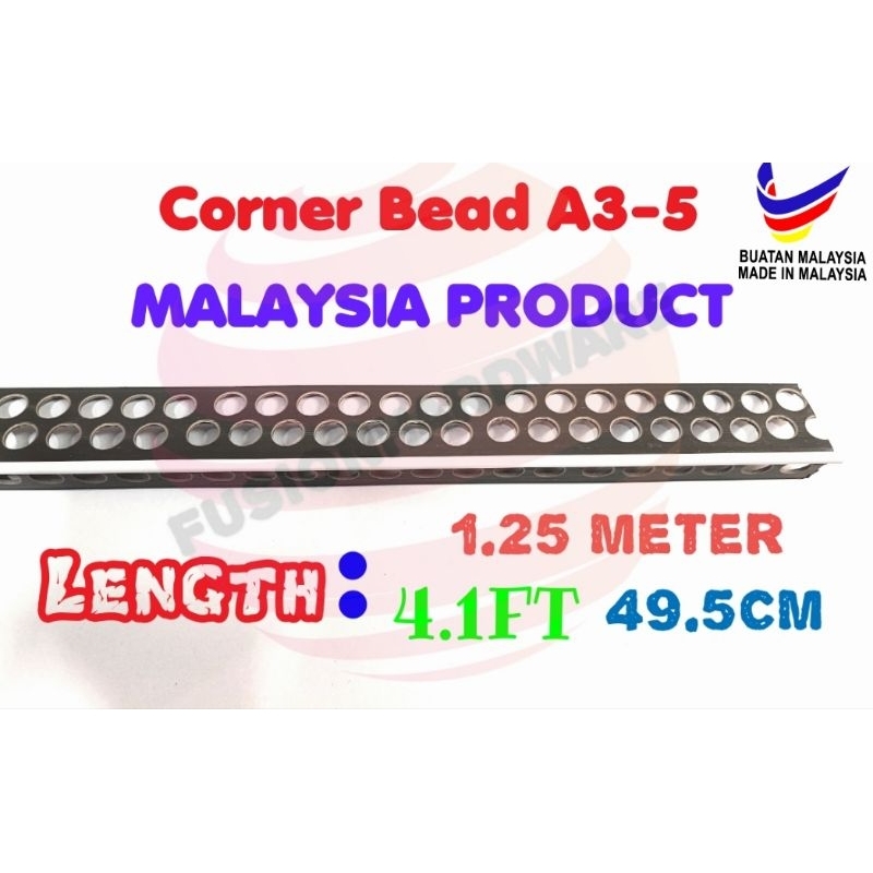 Corner Bead A35 Malaysia Product / PVC Coner Bead / Plastering Bead