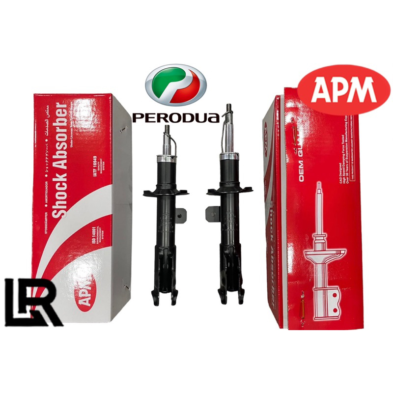 Original Apm Perodua Axia Bezza Front Gas Shock Absorber High Quality Left