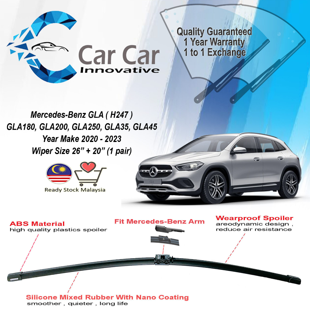 MercedesBenz GLA (H247) Wiper, (GLA180,GLA200,GLA250,GLA35,GLA45