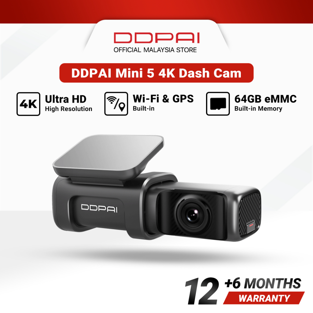 DDPai Mini 5 True 4K Wifi GPS 32 Go dashcam