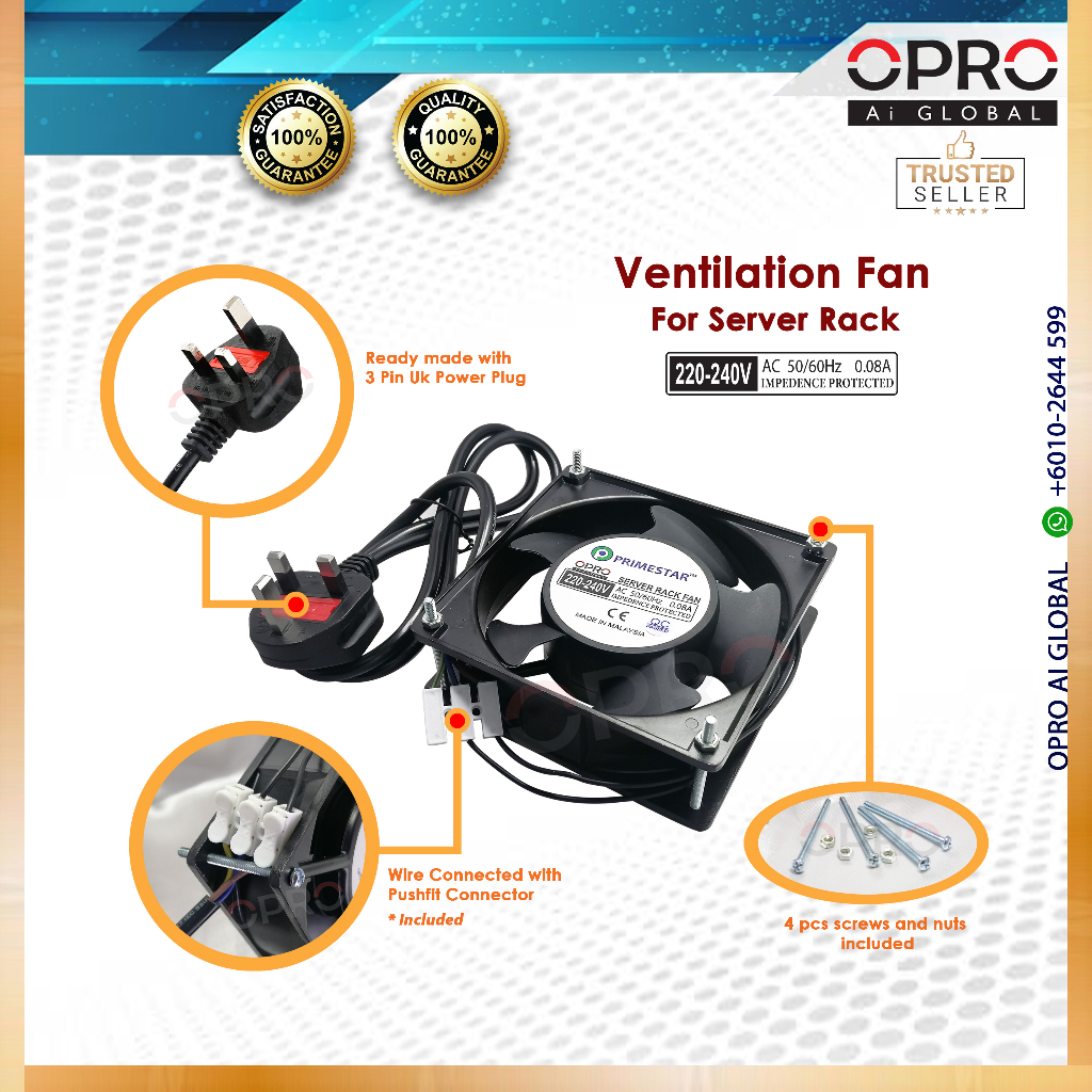 Primestar™ Sirim Solid Ventilation Fan/ Cooling Fan/ Cooling Blower ...