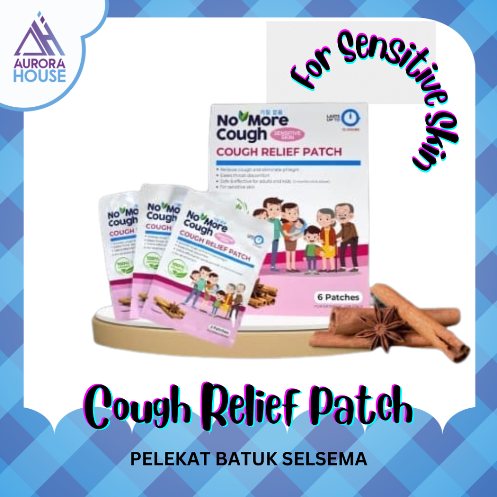 Cough Relief Patch Pelekat Batuk Selsema Untuk Bayi, KanakKanak