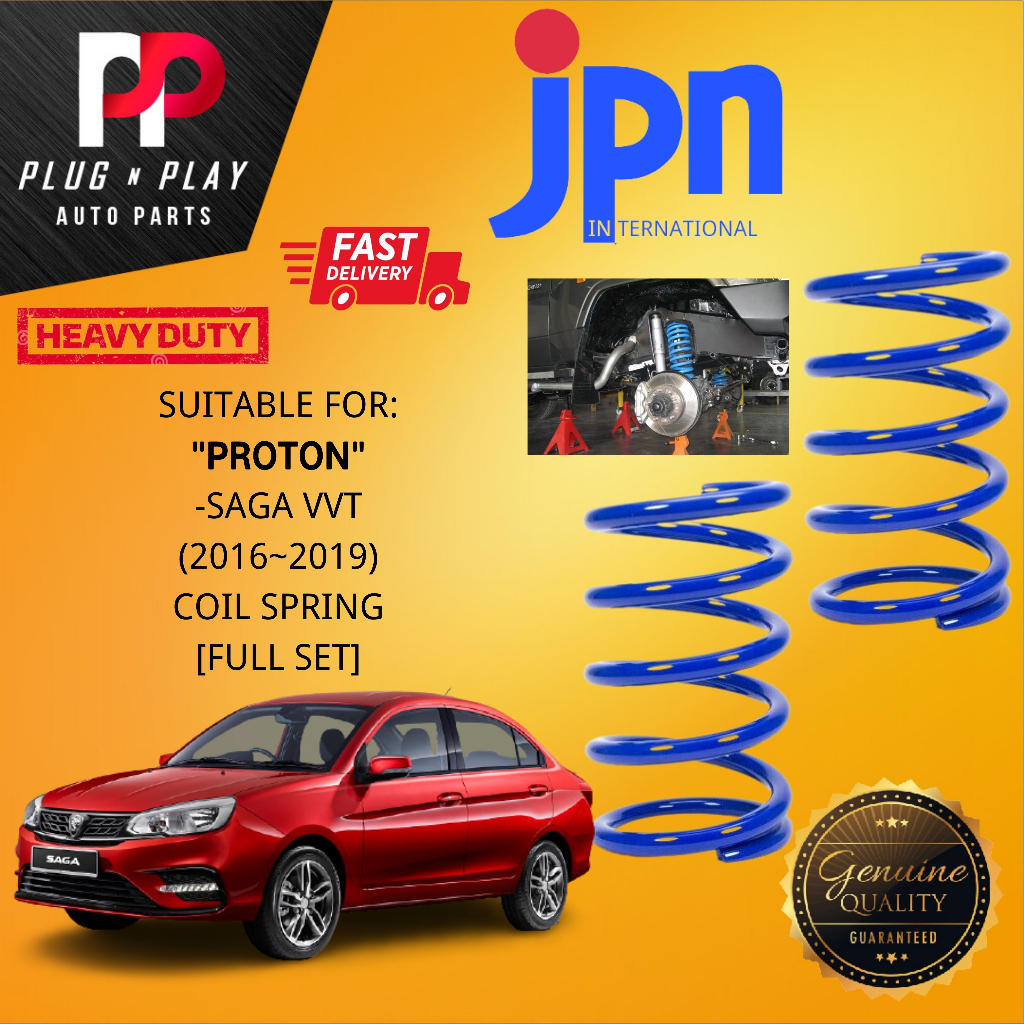 PROTON SAGA VVT 2016~2019 FULL SET FRONT & REAR ORIGINAL JPN COIL ...