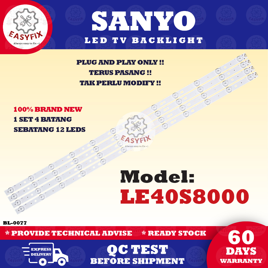 LE40S8000 SANYO 40