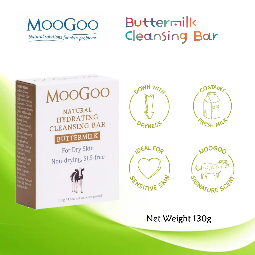 MooGoo Hydrating Cleansing Bar 130g Shopee Malaysia