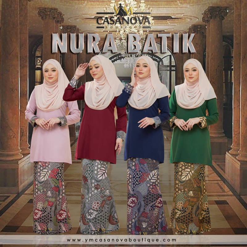 HOT ITEM 🔥 NEW BATIK RAYA PROMOSI 👗NURA BATIK | Shopee Malaysia