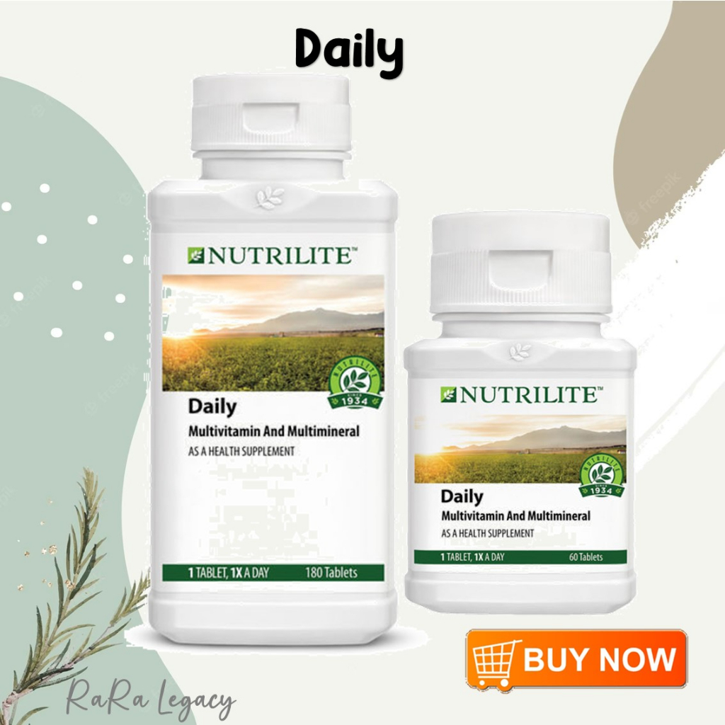 Nutrilite Daily Multivitamin and Multimineral Suppliment (60tab / 180