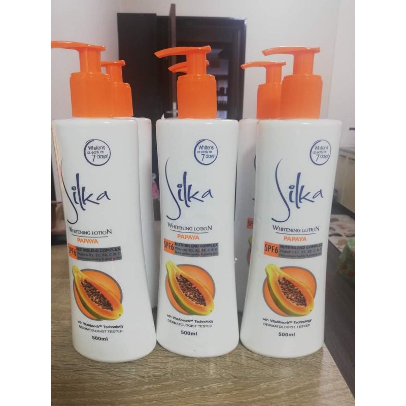 Silka Papaya Lotion 500ml Shopee Malaysia