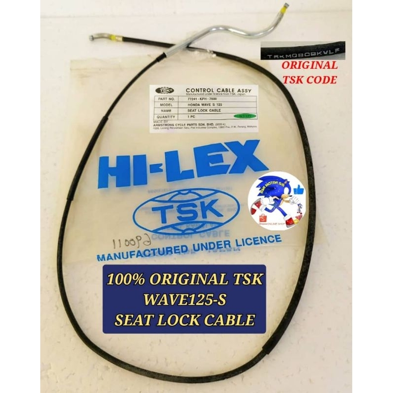ORIGINAL TSK HONDA WAVE125S WAVE 125S WAVE125 S WAVE 125 S W125S W125-S ...