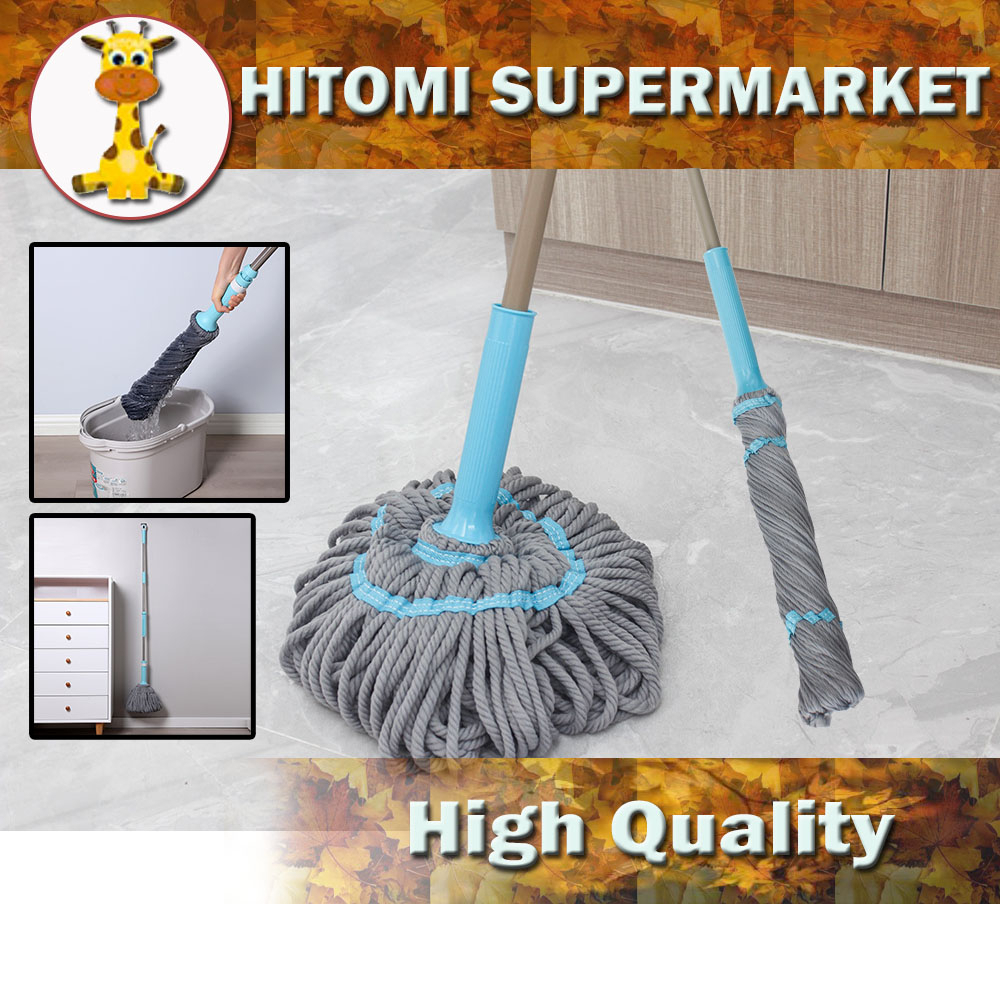 HITOMI Mop Lantai BaikSpin Mop Twist Mop Magic Spin Mop Water Locking
