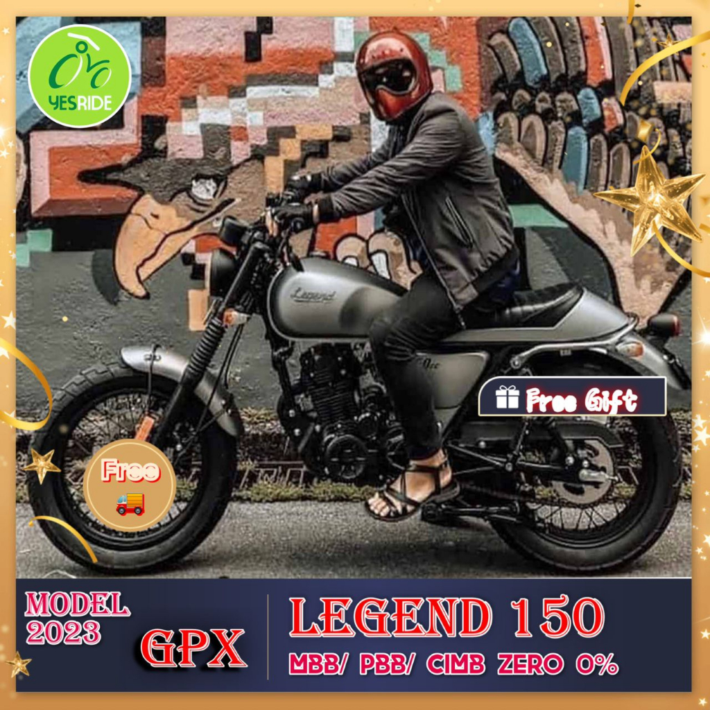 GPX Legend 150 Interchanged Model | Shopee Malaysia